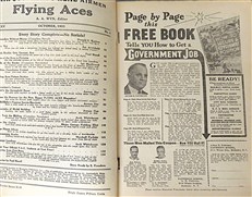 Flying Aces - Standard Size Early 1930s set of Originals