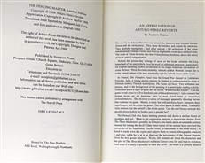 The Fencing Master (Limited Edition, Signed)
