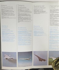 Already 4 airlines have flown Concorde supersonically. Advertisement brochure 