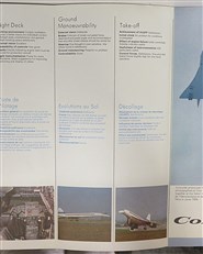 Already 4 airlines have flown Concorde supersonically. Advertisement brochure 