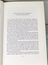 Germany's Last Knight of the Air The Memoirs of Major Carl Degelow Signed by the Editor 