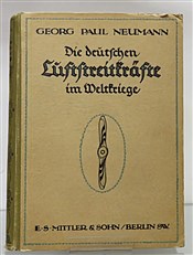 Die deutschen Luftstreitkrafte im Weltkriege signed by Henri Hegener
