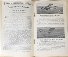 The London Aerodrome Official Programmes (Including 1911 Programme signed by Grahame White)