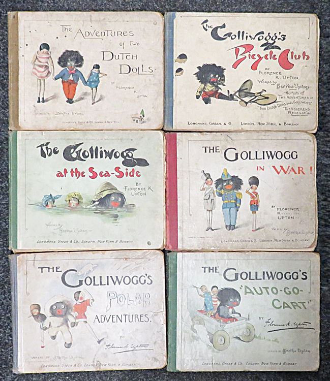 The Golliwogg Series Near Complete Set Bertha Upton & Florence K. Upton 