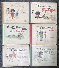 The Golliwogg Series Near Complete Set Bertha Upton & Florence K. Upton 
