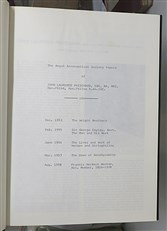 The Royal Aeronautical Society Papers of J.L. Pritchard 