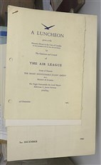 The Air League ephemera 