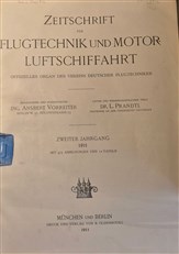 Zeitschrift für Flugtechnik und Motorluftschiffahrt (Z.F.M.) 1911 - 1933