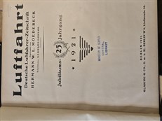 Luftfahrt: Deutsche Luftfahrer-Zeitschrift 1920 - 1929 ( 