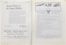 Set of Original 1920s and 30s Air & Airways Magazines 