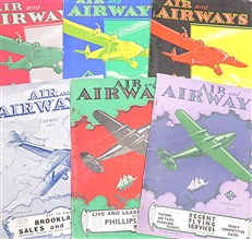 Set of Original 1920s and 30s Air & Airways Magazines 