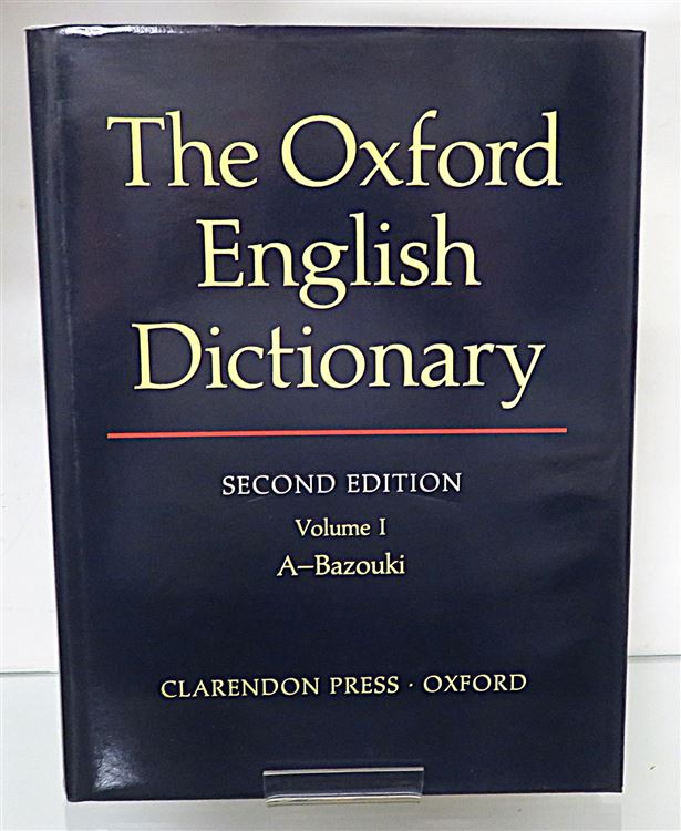 The Oxford English Dictionary (Second Edition, 20 Volume Set)