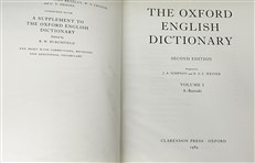 The Oxford English Dictionary (Second Edition, 20 Volume Set)
