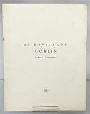 De Havilland Goblin Jet Propulsion Unit General Statement 