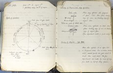 Handwritten WW1 Engine Notes