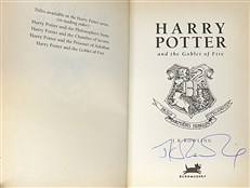 Harry Potter and the Goblet of Fire (First Edition, Signed by J.K. Rowling)