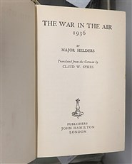 War In The Air 1936