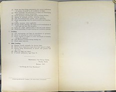 Maintenance Test Flying Course: Lecture Notes from R.N. Air Station, Worthy Down, Hants. January 1945